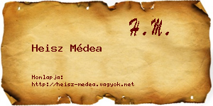 Heisz Médea névjegykártya